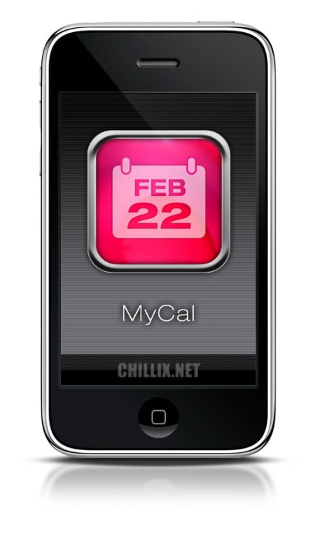 MyCal's splash screen